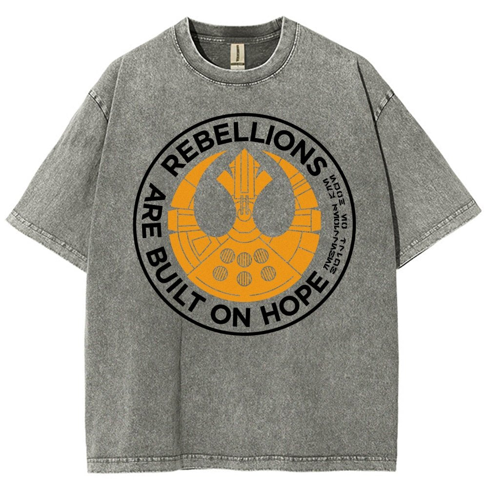 Rebellions Are Built on Dreams Vintage Distressed T-shirt