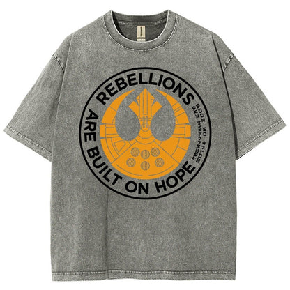 Rebellions Are Built on Dreams Vintage Distressed T-shirt