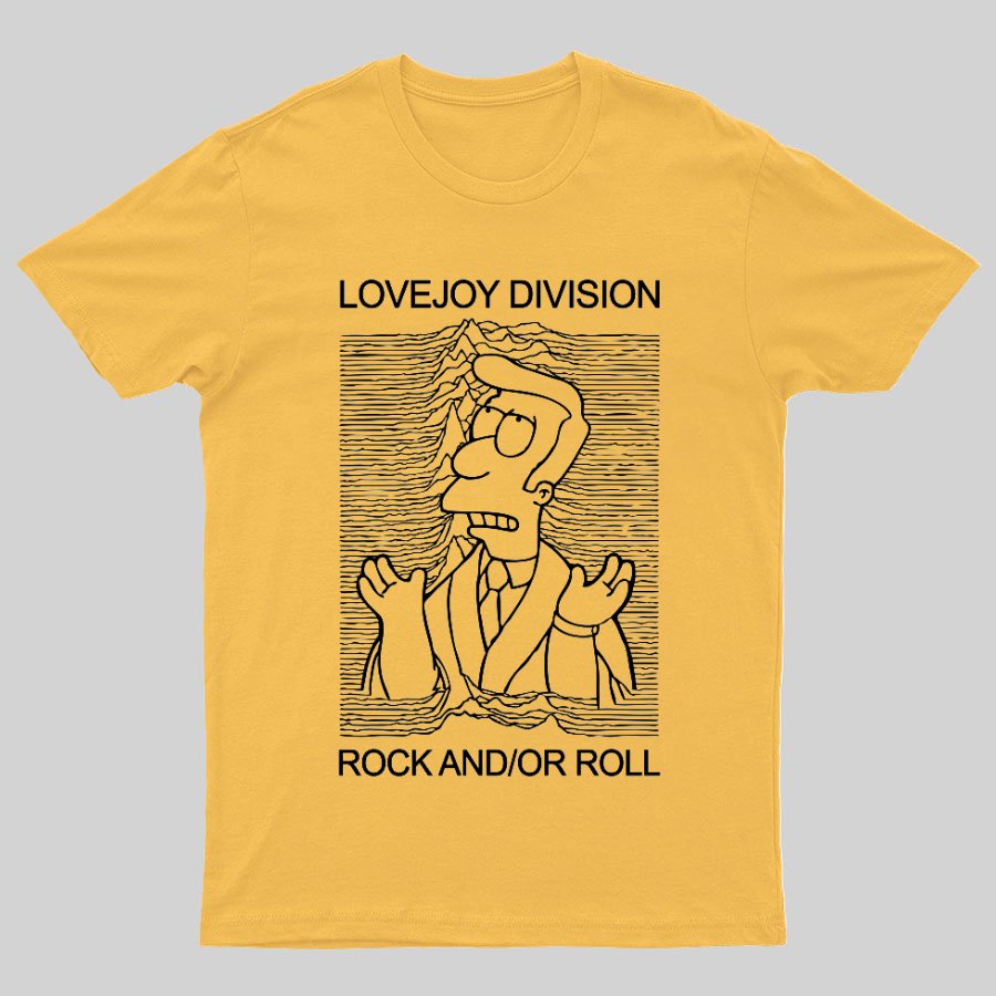 Joyful Division Rock And/Or Roll Geeky T-Shirt