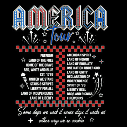 Retro America Tour 1776 Funny T-Shirt Gift