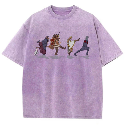 Walking Toward the Grail Vintage Distressed T-shirt