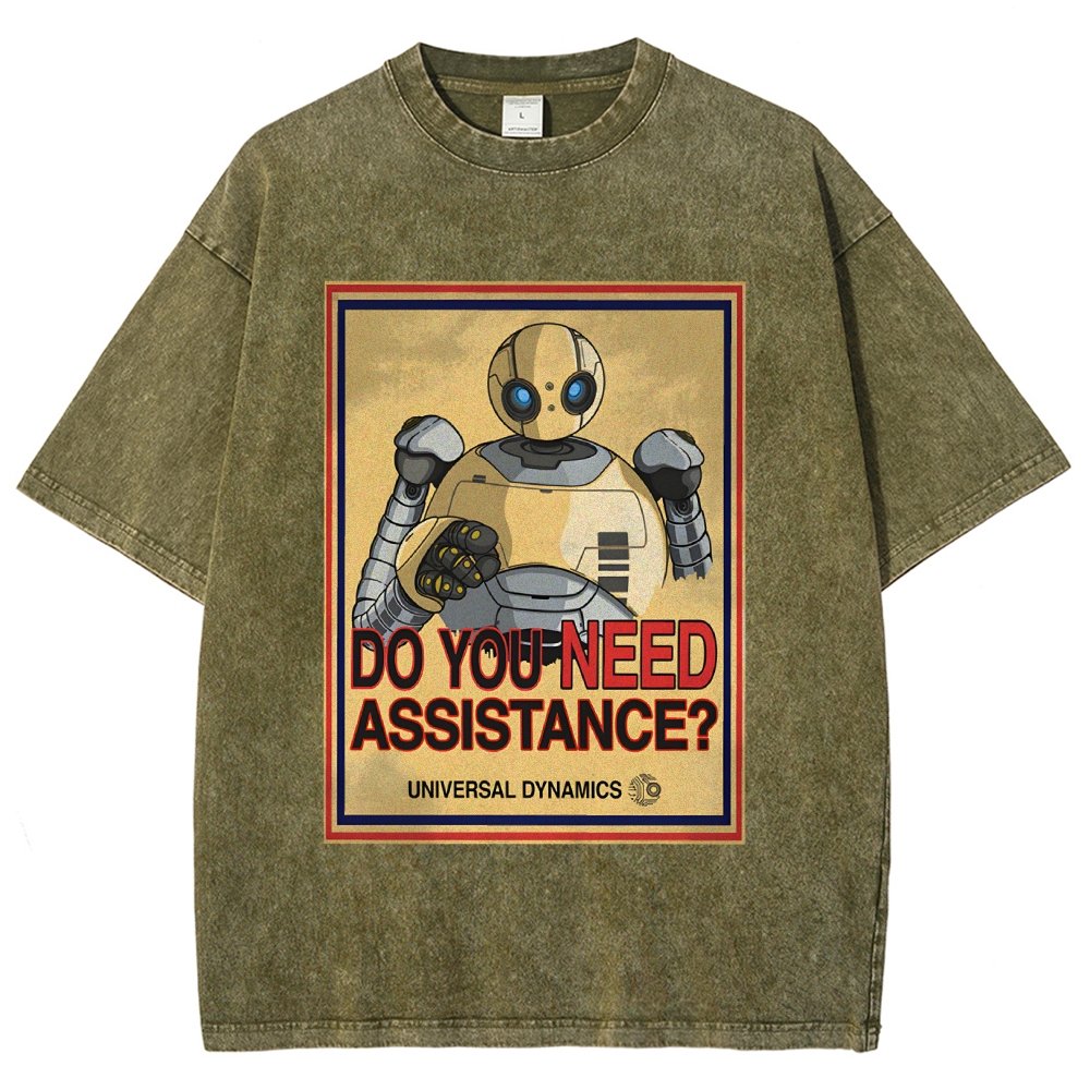 Do You Need Assistance Vintage Distressed T-shirt