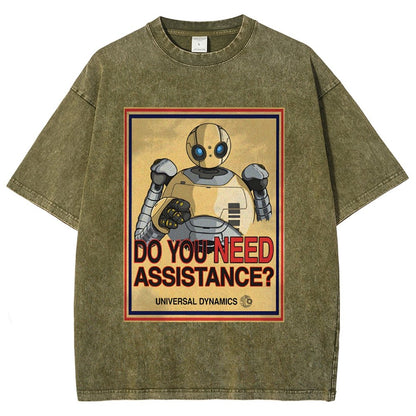 Do You Need Assistance Vintage Distressed T-shirt