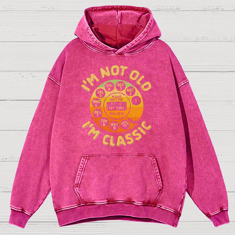 The Classic Communicator Vintage Distressed Hoodie