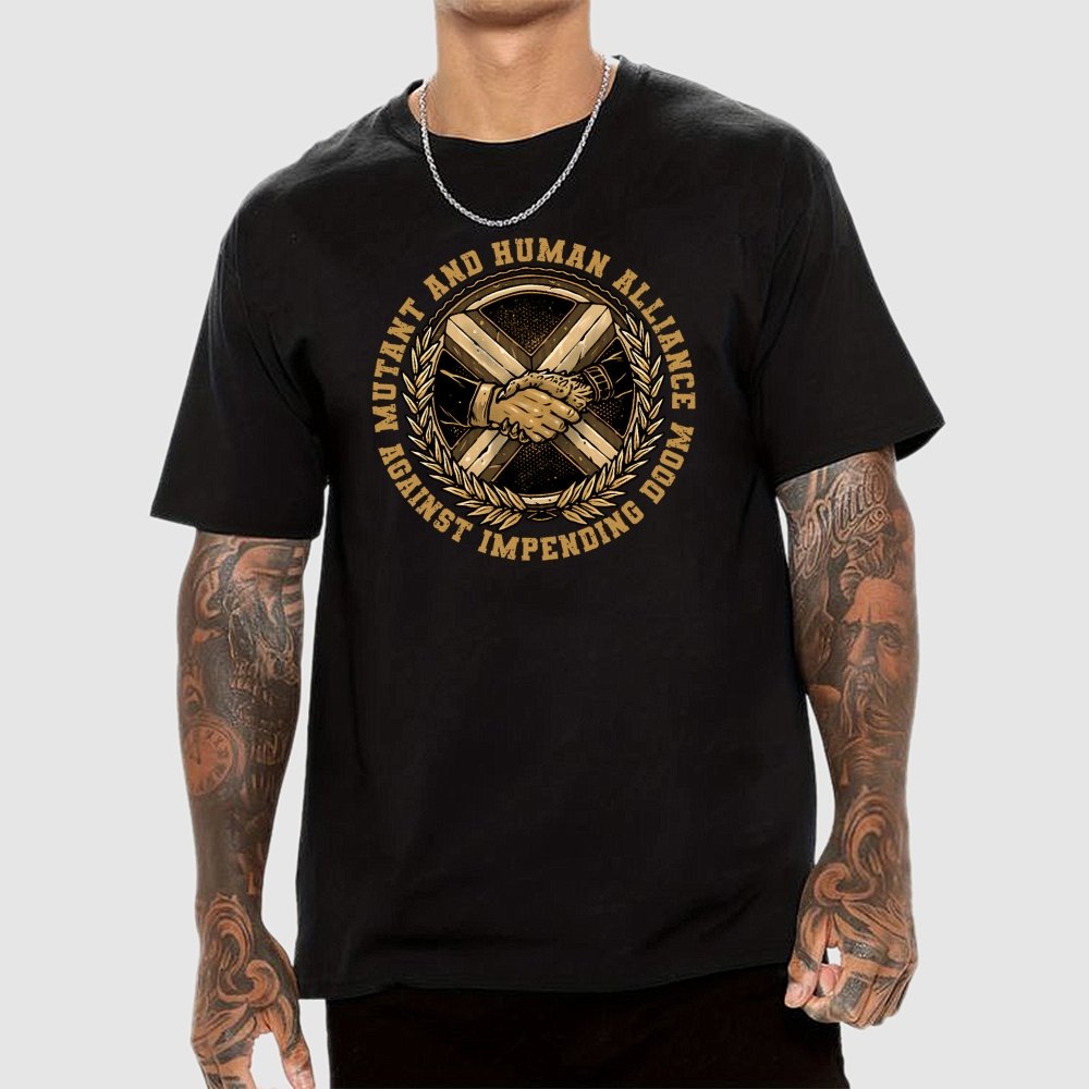 Mutant and Human Alliance Geek T-Shirt