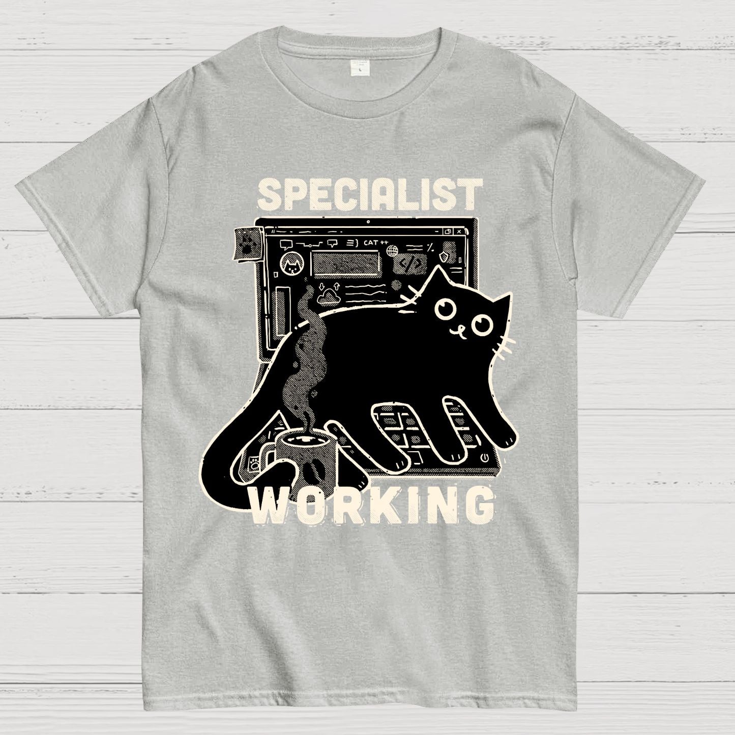 Specialist Working Geek T-Shirt