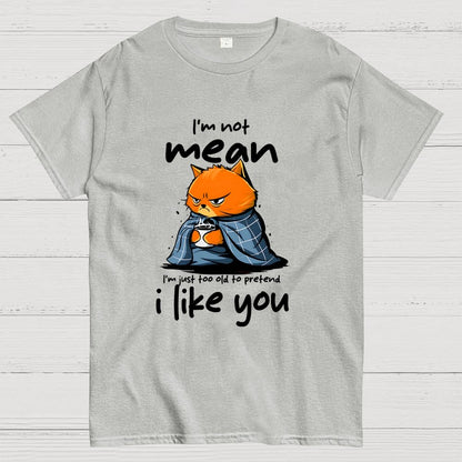 I Am Not Mean Geek T-Shirt