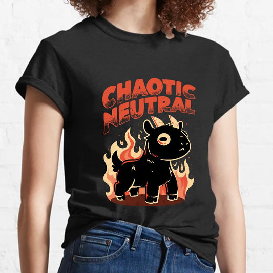 Chaotic Neutral Nerdy T-Shirt