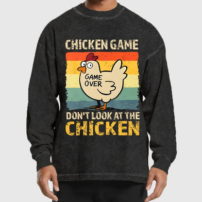 Chicken Game Washed Long Sleeve Tee