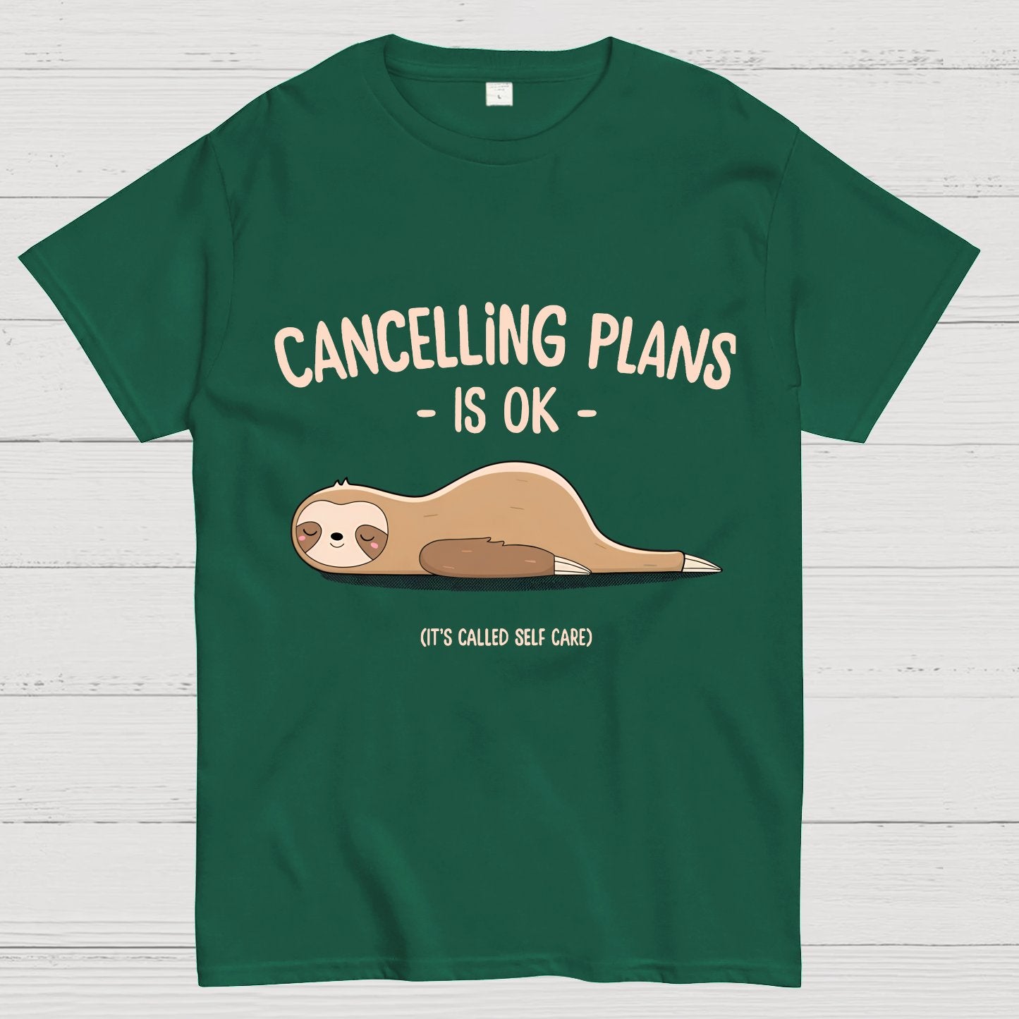 Cancelling Plans Is Ok Funny Nerdy T-Shirt