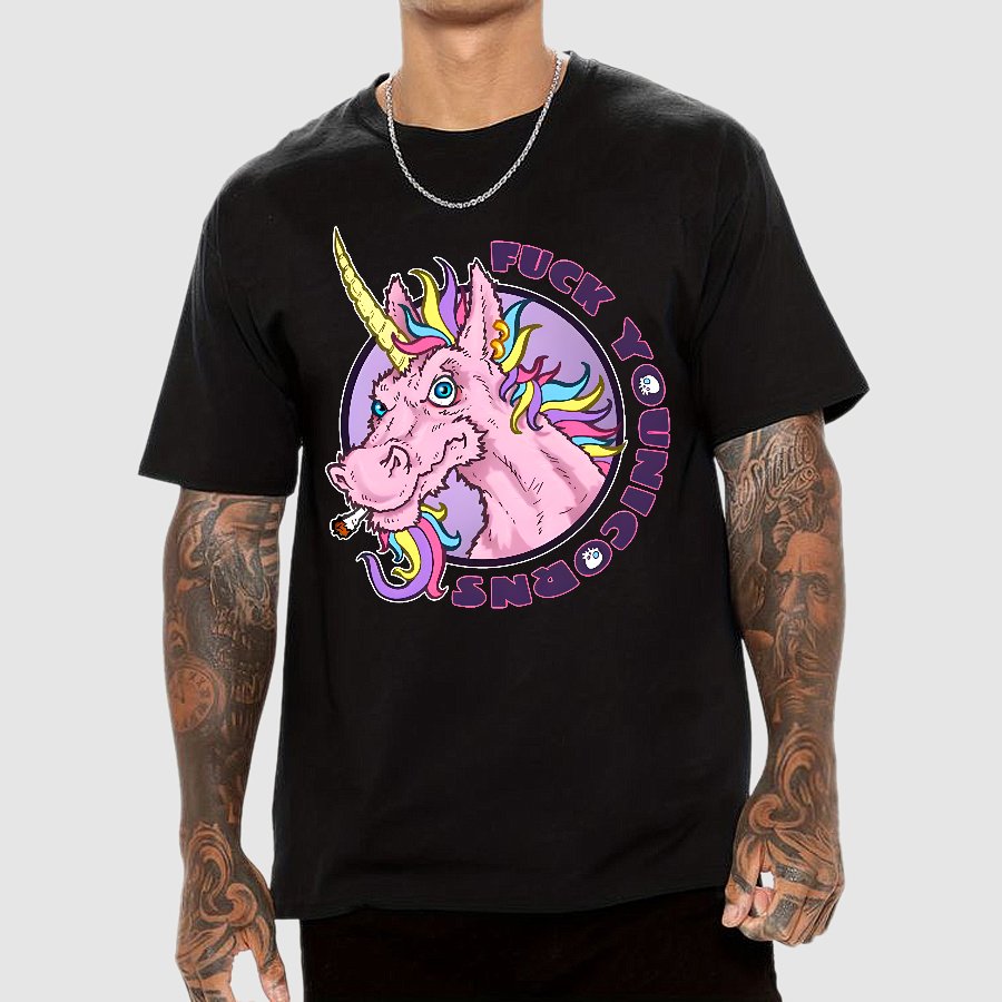 The FUCK YOUnicorns Geek T-Shirt