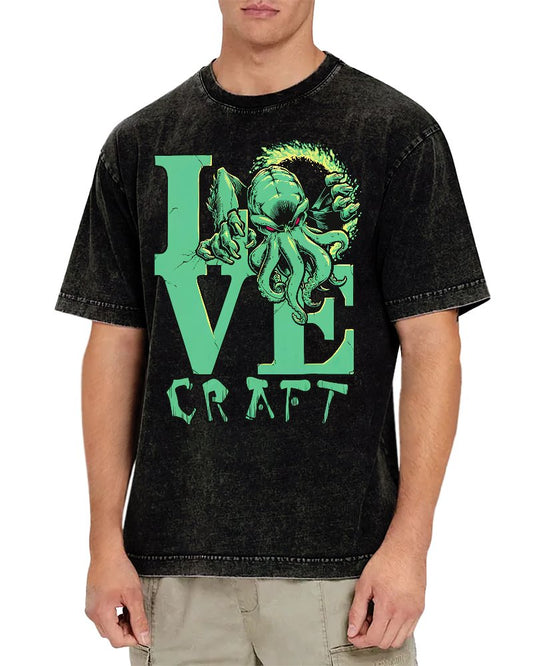 Cthulhu Vintage Distressed T-shirt