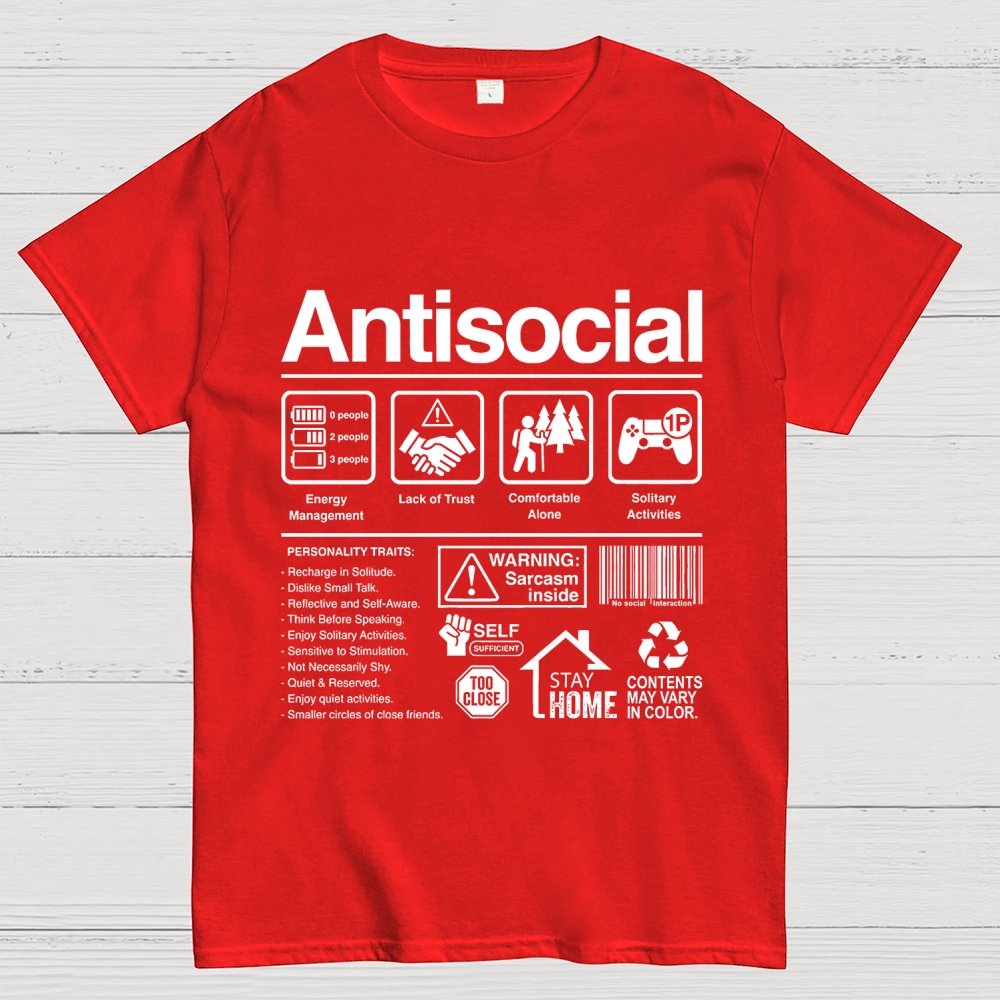 Antisocial Label Geek T-Shirt