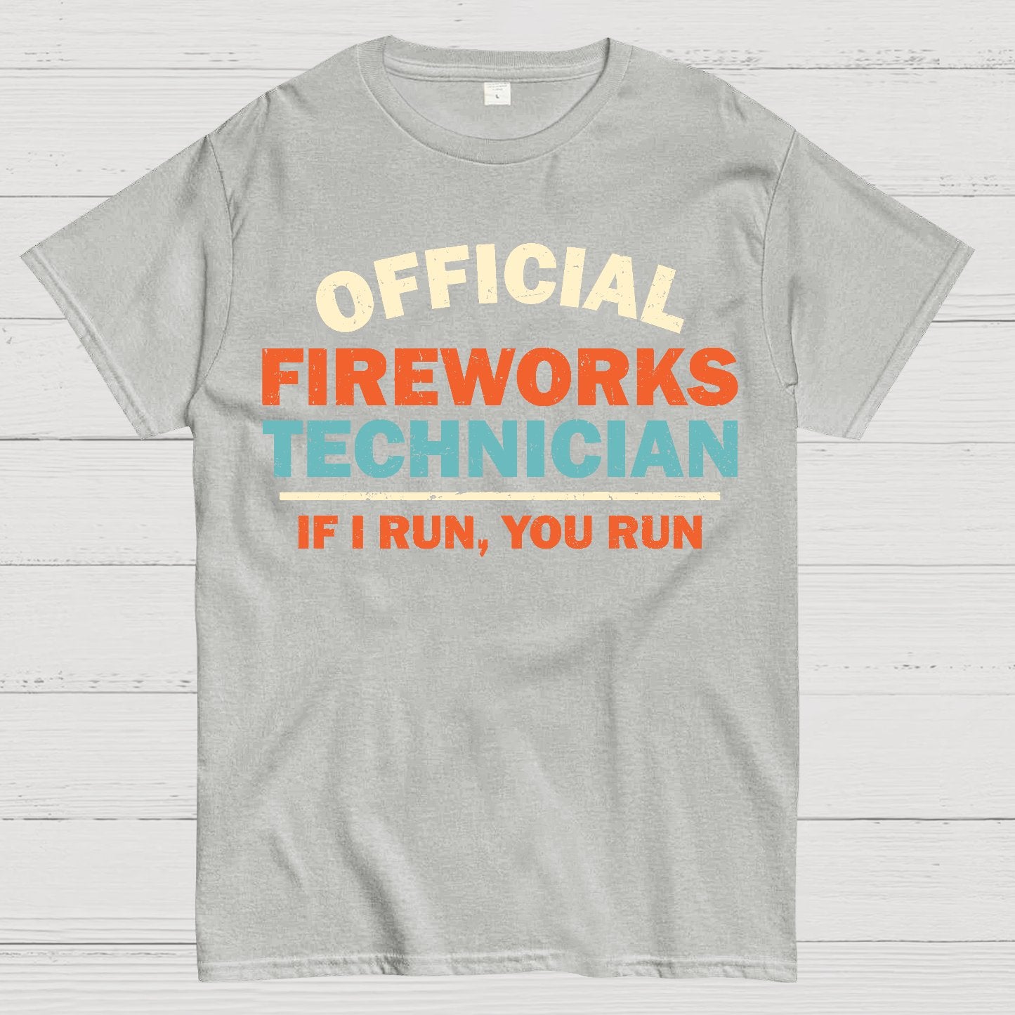 Official Fireworks Technician Geek T-Shirt