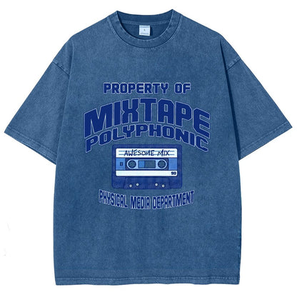 Property of Mixtape Polyphonic Vintage Distressed T-shirt