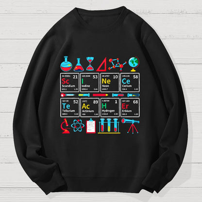 Teaching Science Geek Cotton Sweatshirt