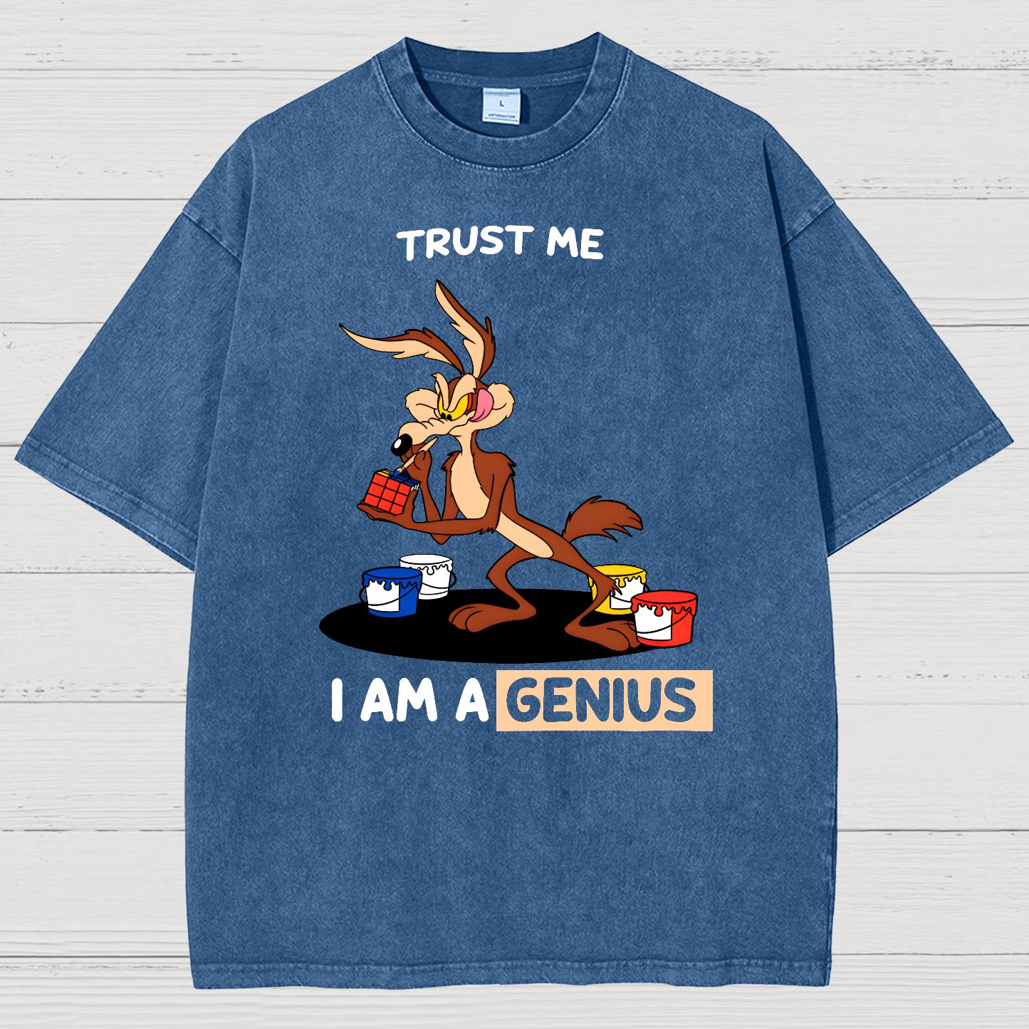 Trust Me I'm A Genius Vintage Distressed T-shirt