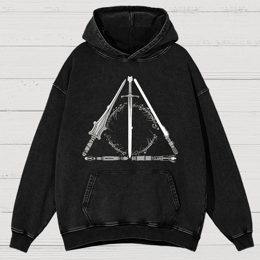 Nerd Artifact Vintage Distressed Hoodie