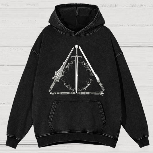 Nerd Artifact Vintage Distressed Hoodie
