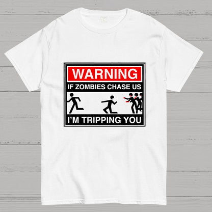 If Zombies Chase Us Geeky T-Shirt