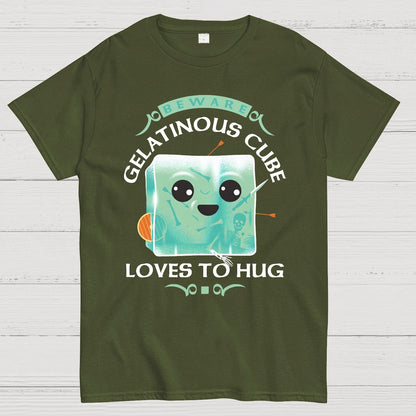 Gelatinous Cube Loves To Hug Geek T-Shirt