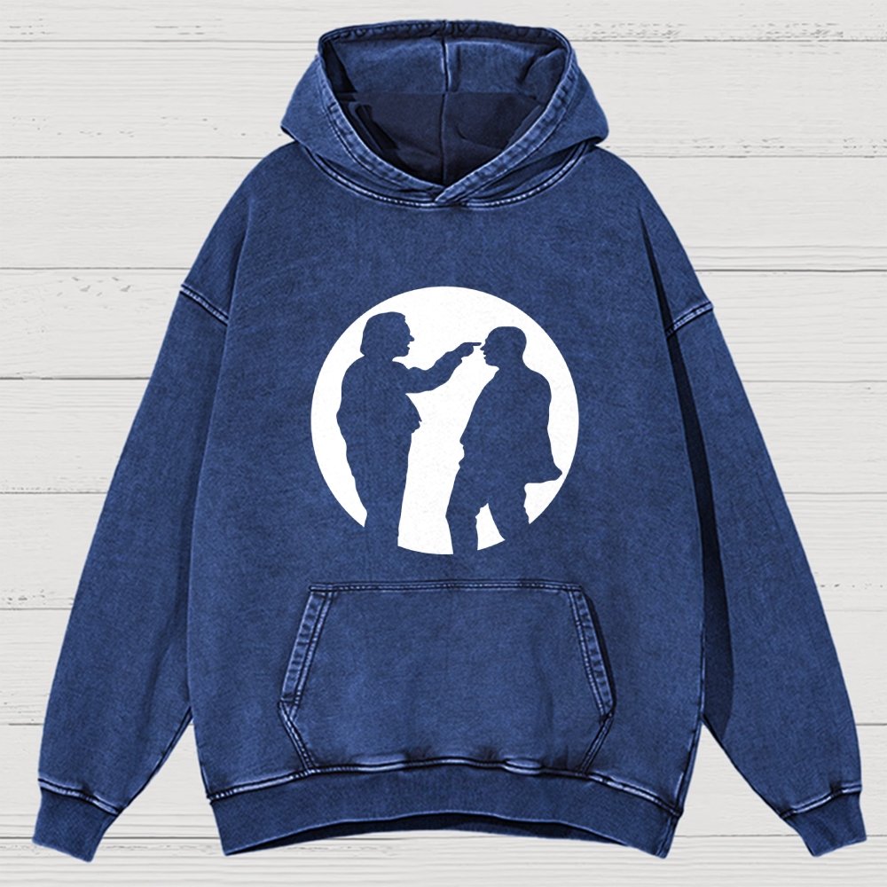 Bottom Spotlight Vintage Distressed Hoodie