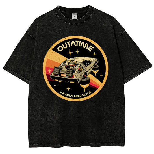 Vintage Time Travel Vintage Distressed T-shirt