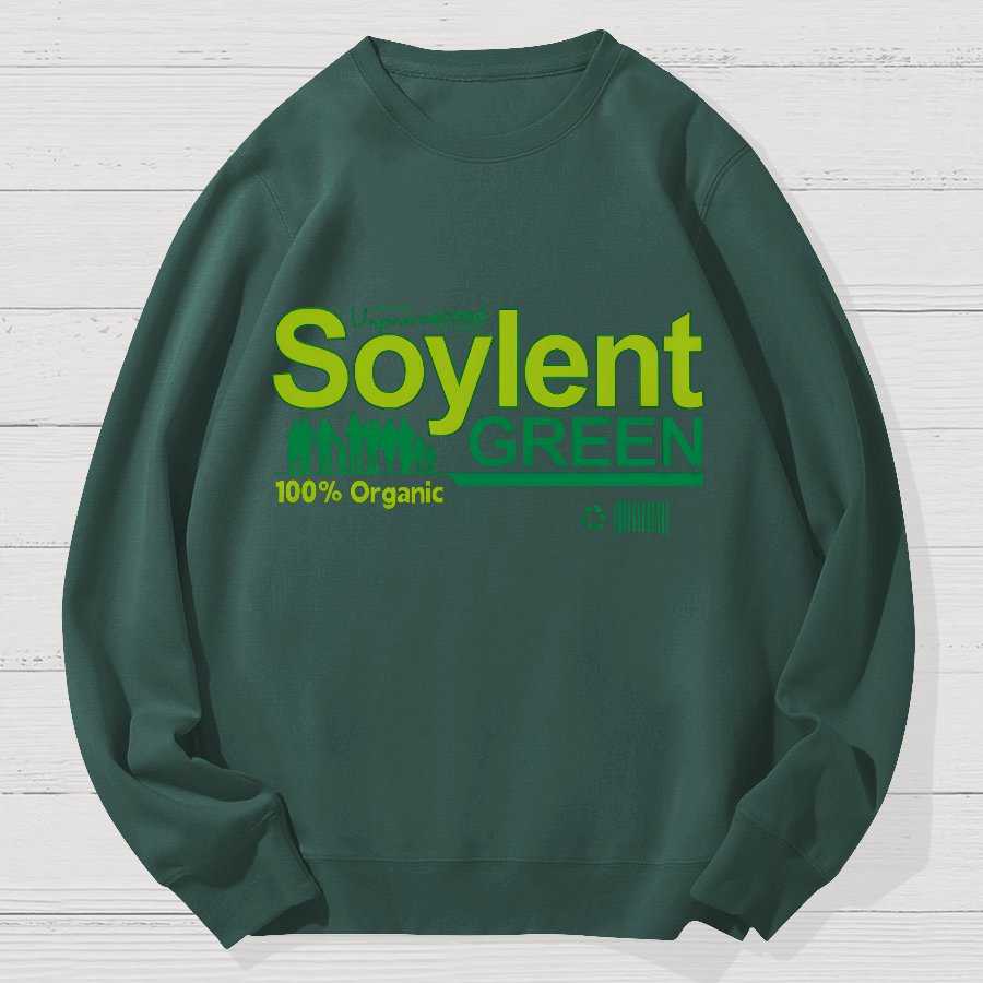 Soylent Green Geek Cotton Sweatshirt