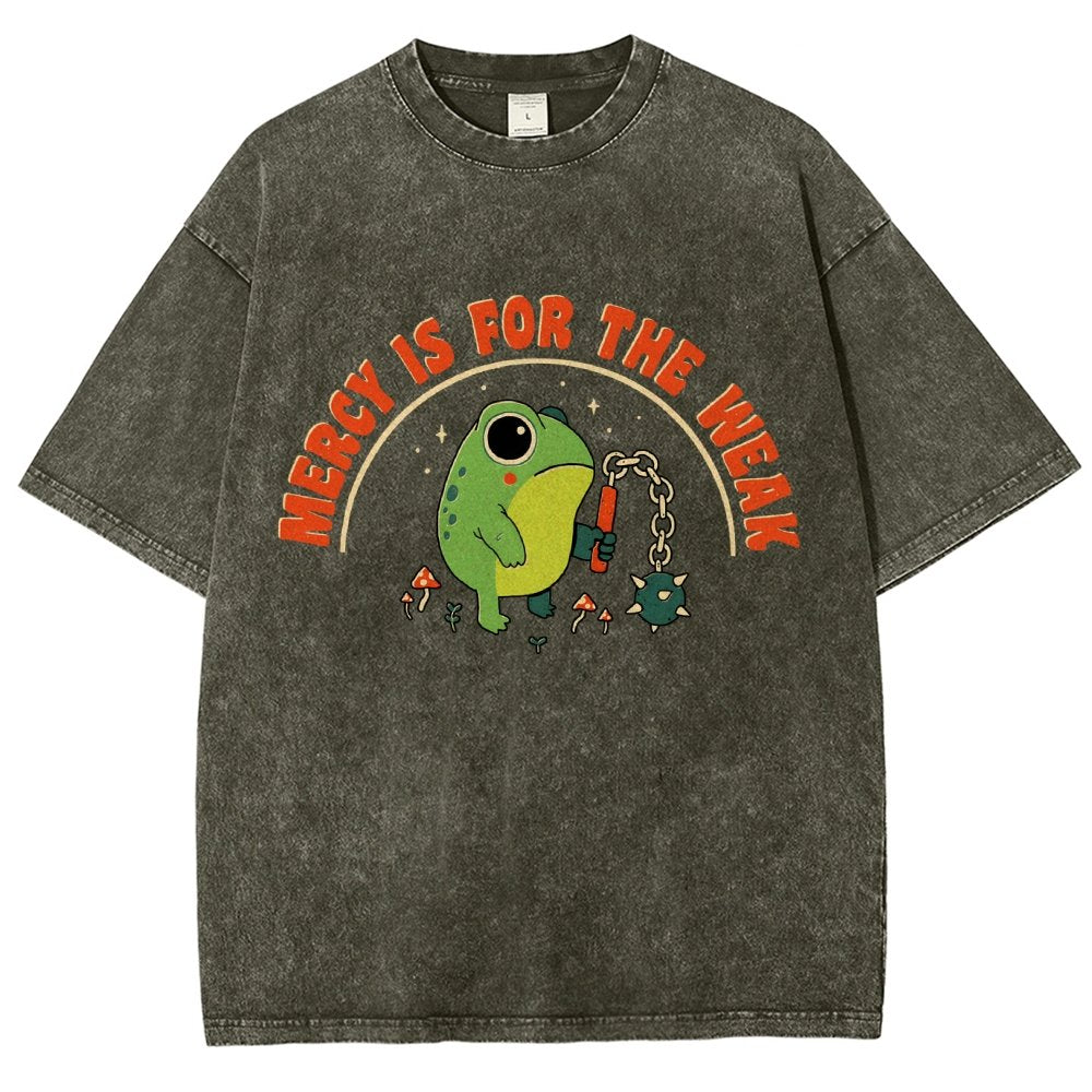 Mercy Is For The Weak Vintage Distressed T-shirt