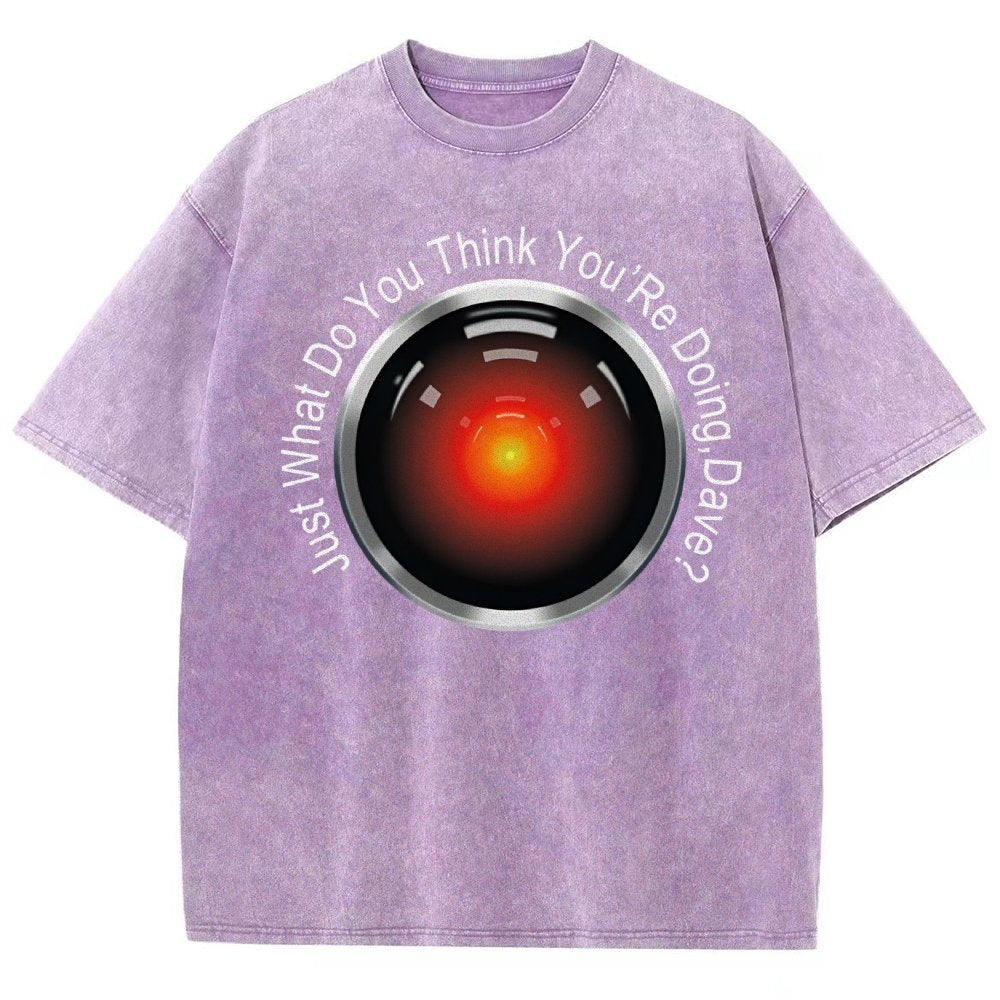HAL-What Do You Think You’Re Doing,Dave? Vintage Distressed T-shirt