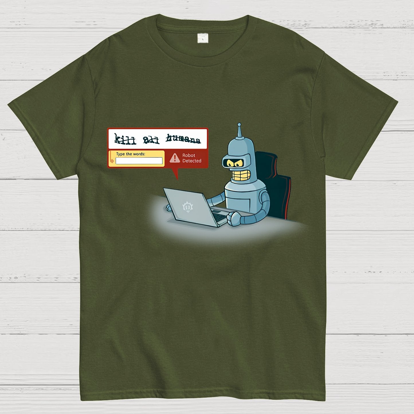 Robot Detector Geek T-Shirt