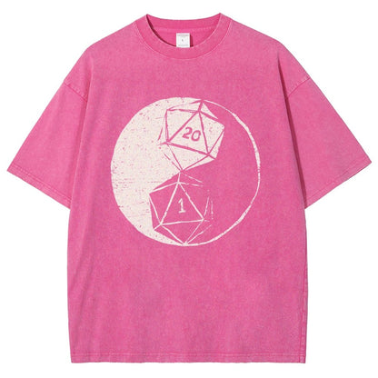 RPG Duality Balancing Vintage Distressed T-shirt