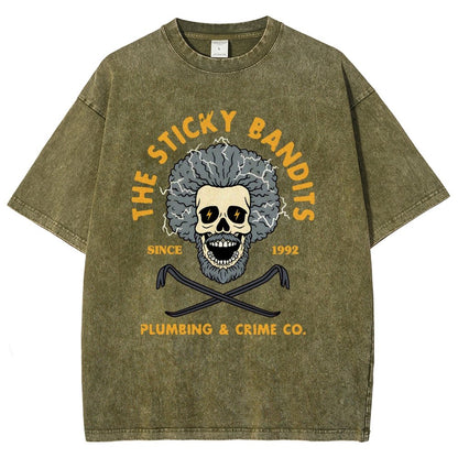 The Sticky Bandits Vintage Distressed T-shirt