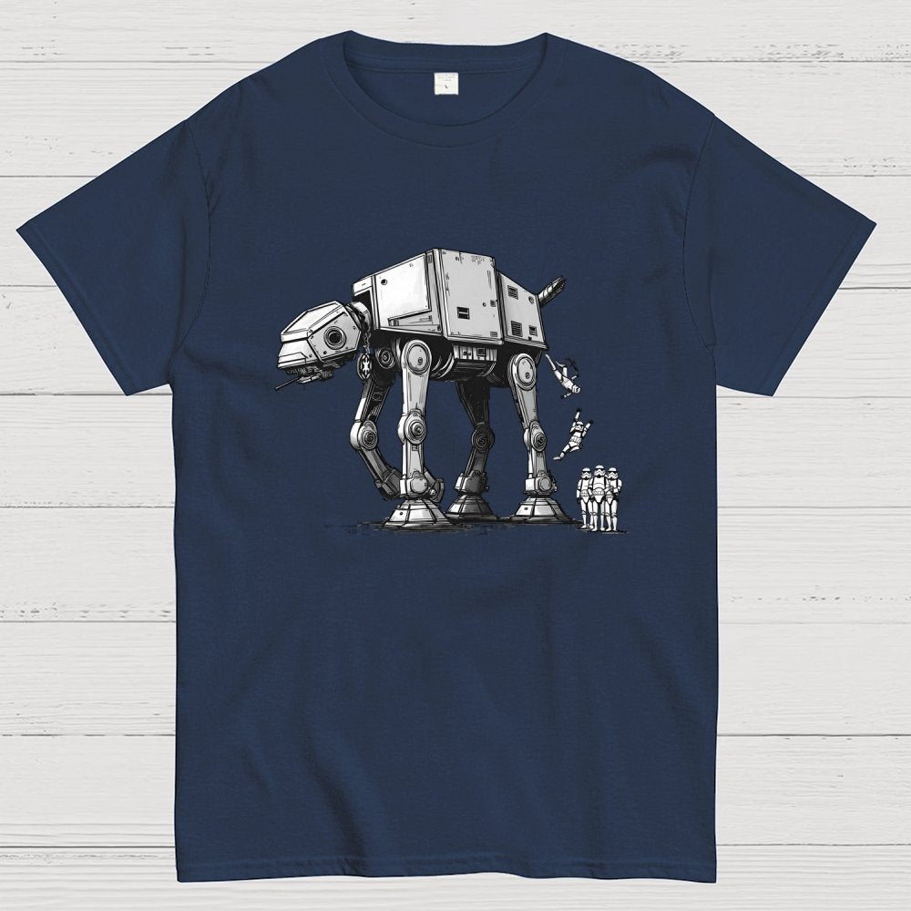 Imperial Robot Dog Poop Geek T-Shirt