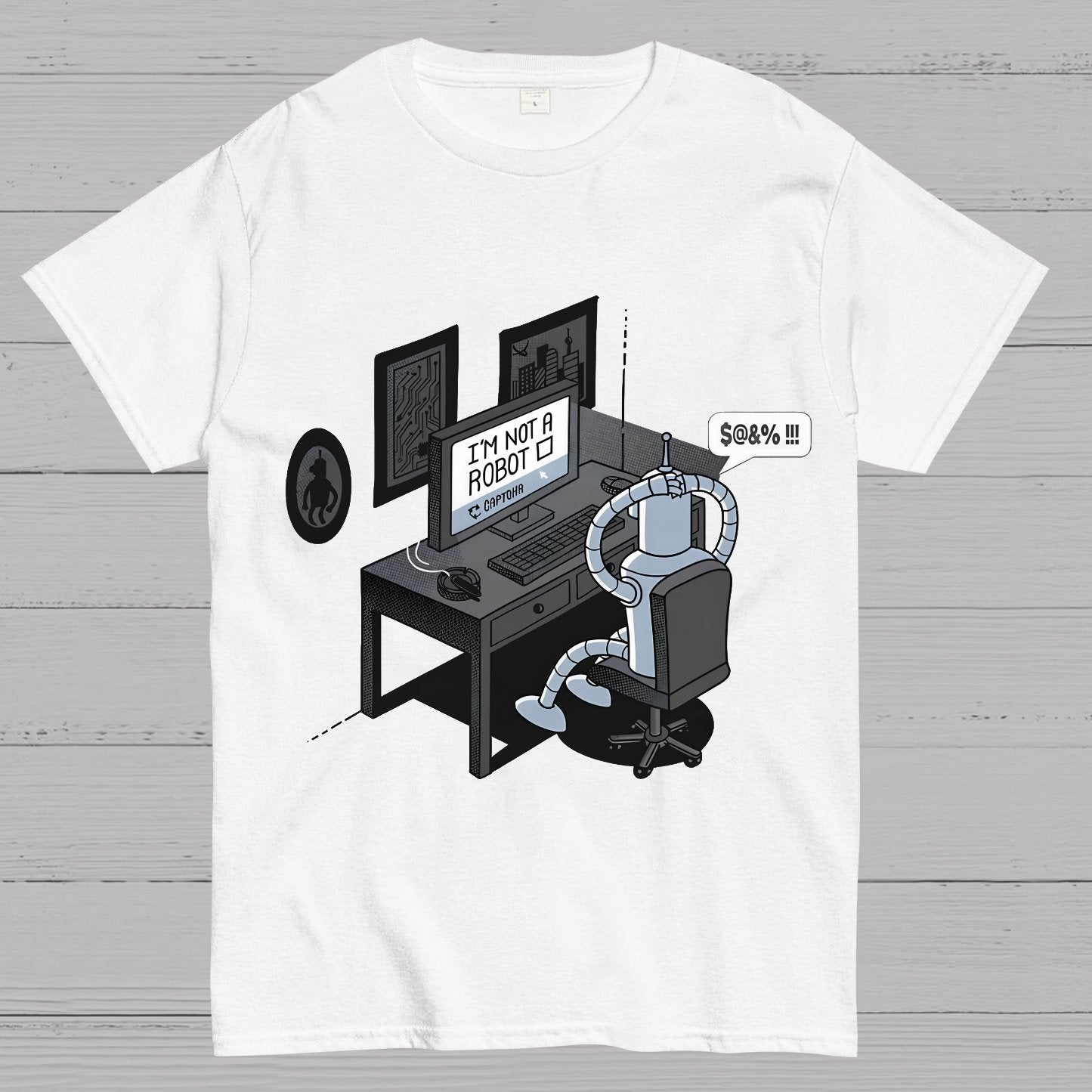 I'm Not A Robot Geek T-Shirt