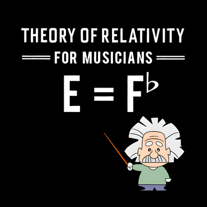 Theory Of Relativity For Musicians Geek T-Shirt