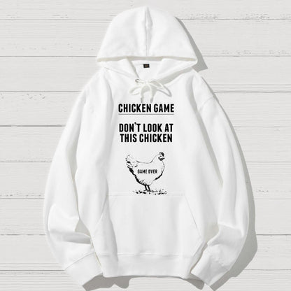 Chicken Game Nerd Geek Cotton Hoodie