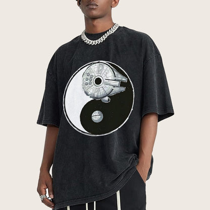 Balance Of The Energy Vintage Distressed T-shirt