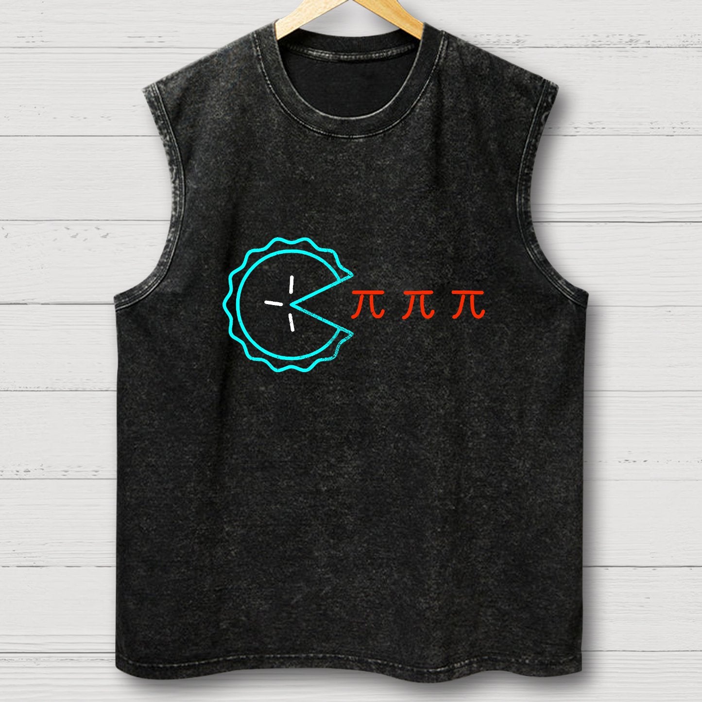 Funny PI Vintage Distressed Washed Tank