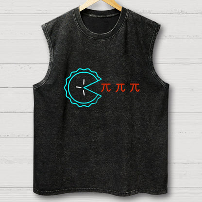 Funny PI Vintage Distressed Washed Tank
