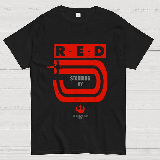 Red 5 Standing By Geek T-Shirt