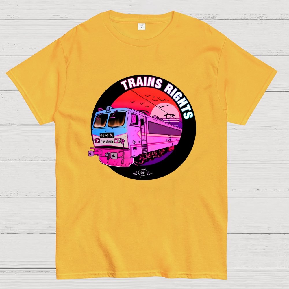 Trains Rights Geek T-Shirt