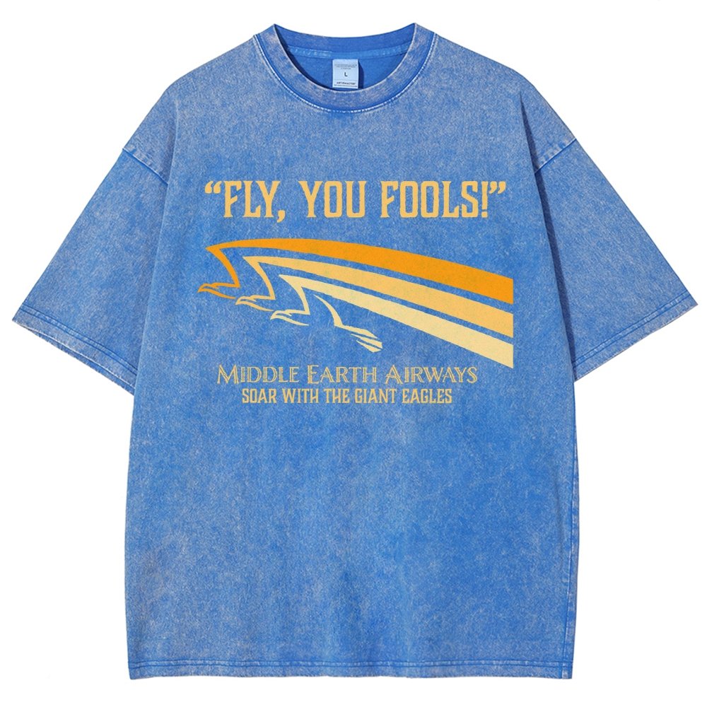 Fly, You Guys! Vintage Distressed T-shirt