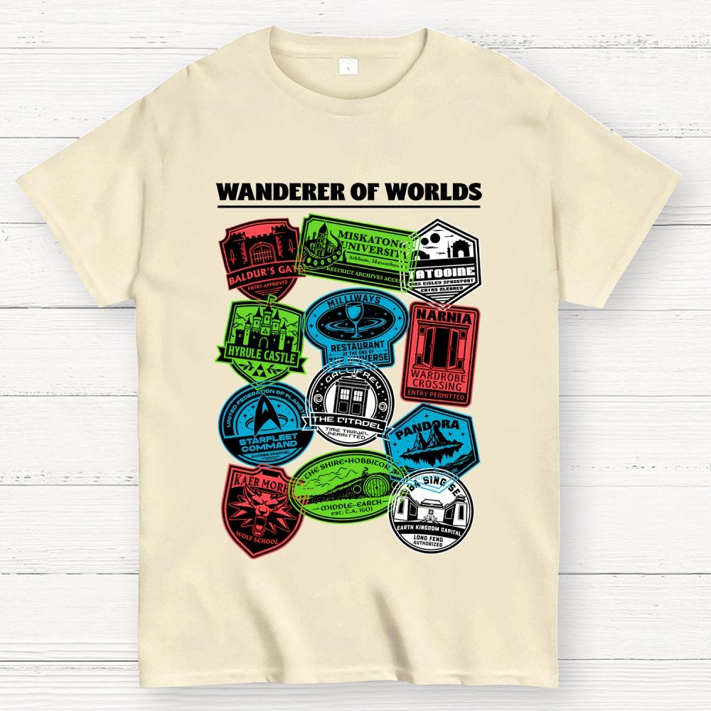 Geek Travel Stamp Geek T-Shirt