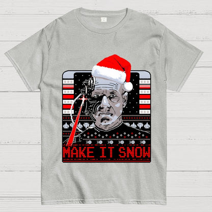 Make it snow Geek T-Shirt