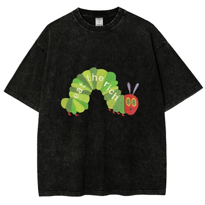 Eat the Rich Vintage Distressed T-shirt