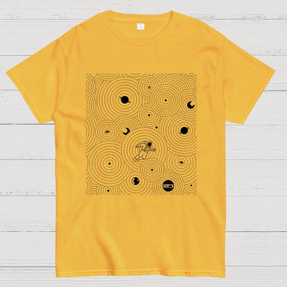 Zen Garden Astronaut Pattern Geek T-Shirt