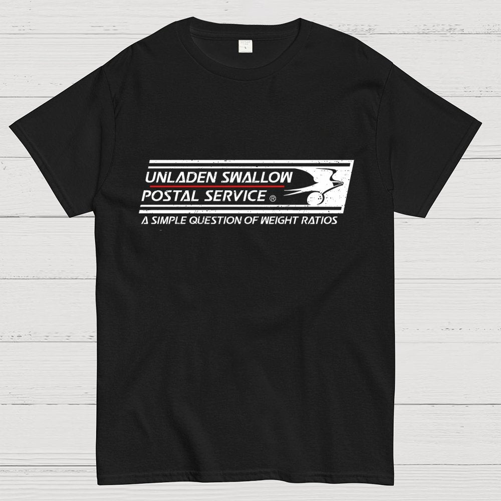 Unladen Swallow Postal Service Geek T-Shirt