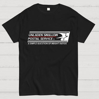 Unladen Swallow Postal Service Geek T-Shirt