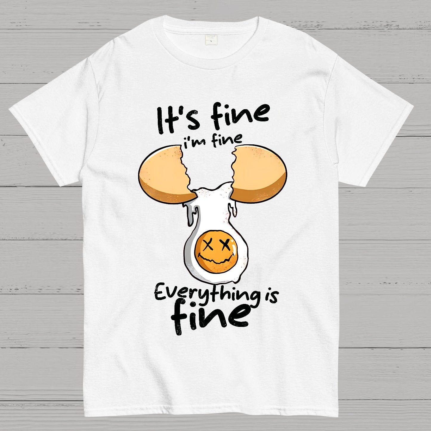 Everything is Fine I'm Fine Geek T-Shirt